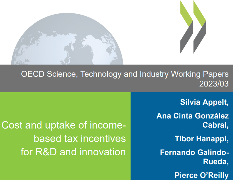 Cost and uptake of income-based tax incentives for R&D and innovation